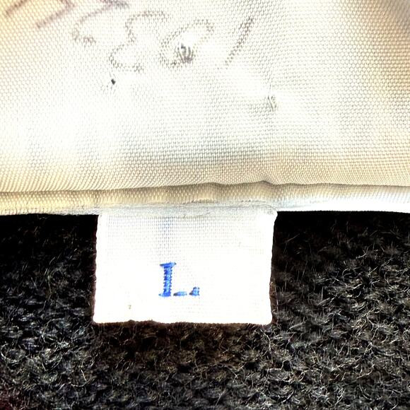 VTG 80s Meister Ski Sweater Womens sz L Black Pink Winter Snow - Picture 3 of 7